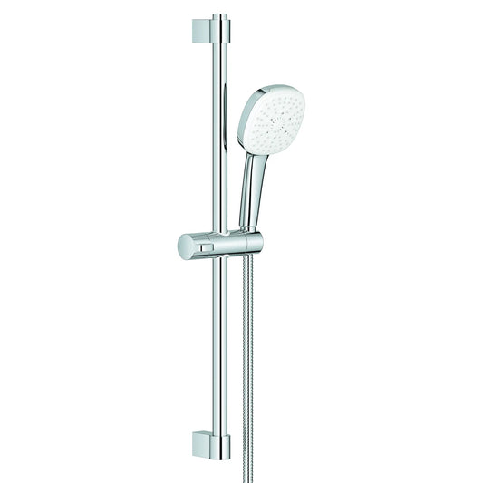 GROHE 26906002 Tempesta Square 110 24" Shower Rail Set, 3-Spray, 1.75 Gpm  -  Chrome