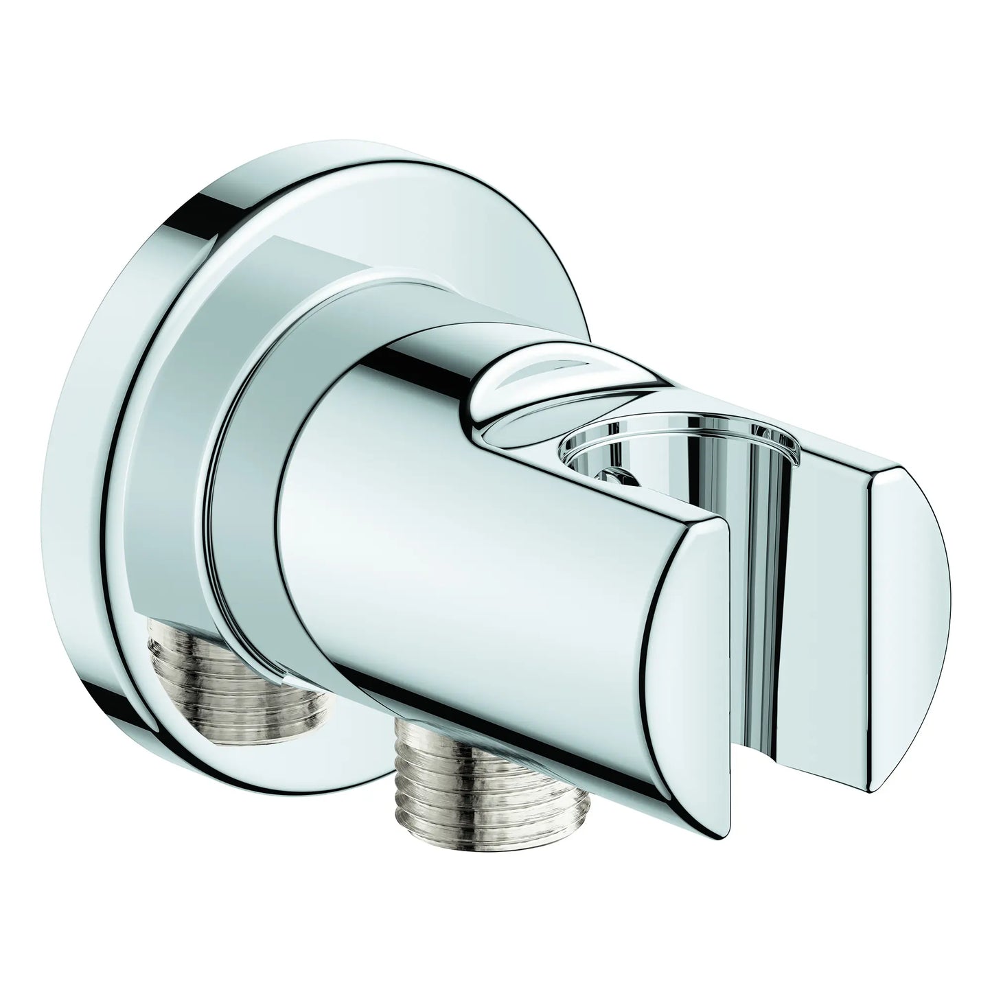 GROHE 28629001 Tempesta Wall Union with Hand Shower Holder - Chrome