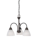THOMAS 190005763 Tia 17.75'' Wide 3-Light Chandelier - Painted Bronze