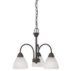 THOMAS 190005763 Tia 17.75'' Wide 3-Light Chandelier - Painted Bronze