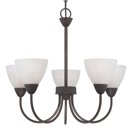 THOMAS 190006763 Tia 22.5'' Wide 9-Light Chandelier - Painted Bronze