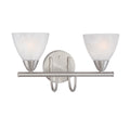 THOMAS 190016117 Tia 15.75'' Wide 2-Light Vanity Light - Matte Nickel