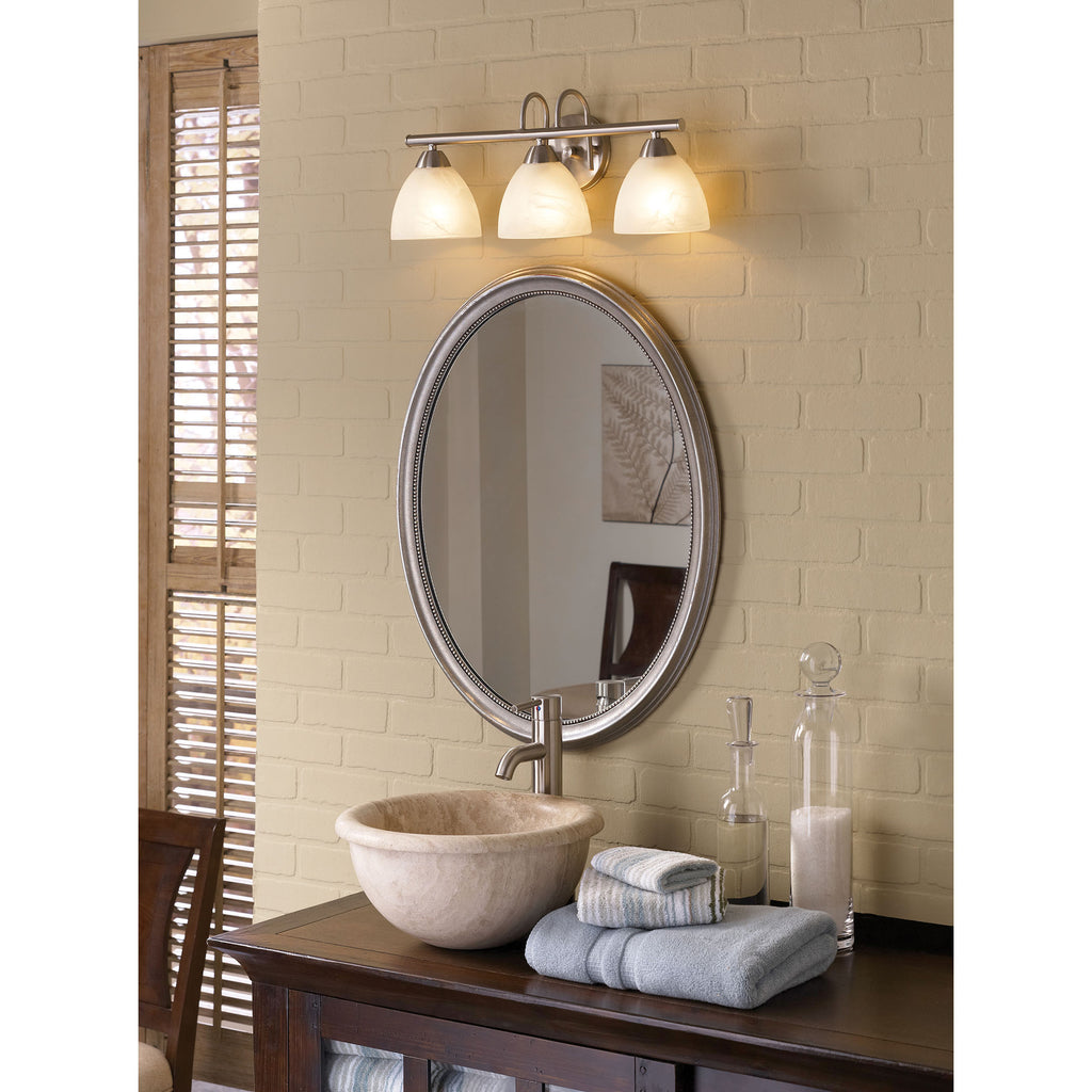 THOMAS 190017117 Tia 22.5'' Wide 3-Light Vanity Light - Matte Nickel