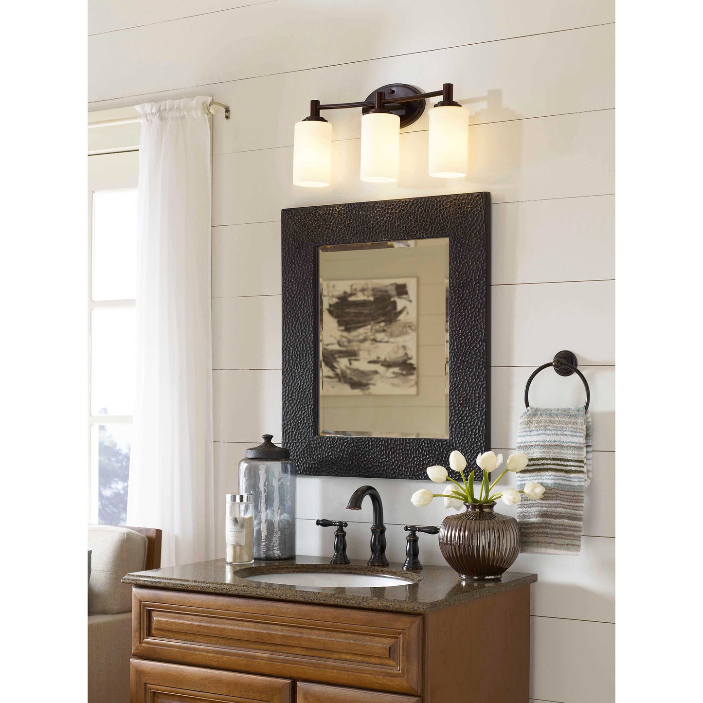 THOMAS 190024719 Pittman 19'' Wide 3-Light Vanity Light - Sienna Bronze