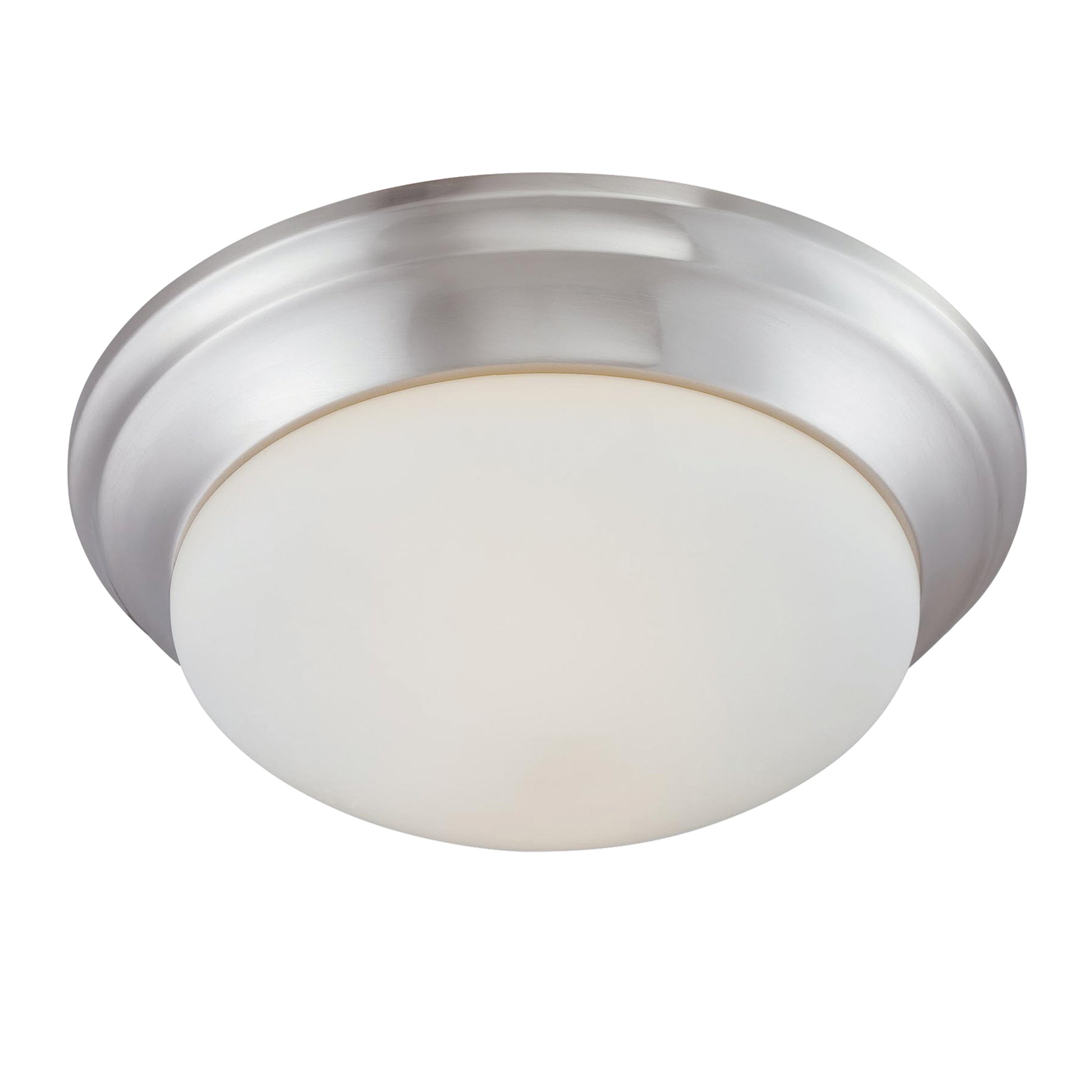 THOMAS 190033217 Ceiling Essentials 15'' Wide 2-Light Flush Mount - Brushed Nickel