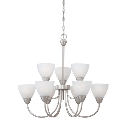 THOMAS 190036117 Tia 25.98'' Wide 5-Light Chandelier - Matte Nickel