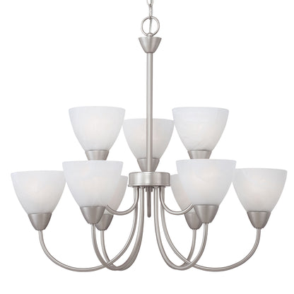 THOMAS 190036117 Tia 25.98'' Wide 5-Light Chandelier - Matte Nickel