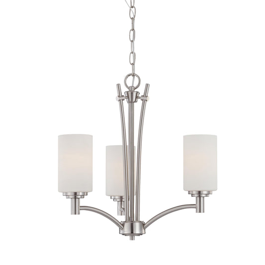 THOMAS 190040217 Pittman 20'' Wide 3-Light Chandelier - Brushed Nickel