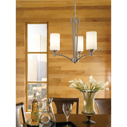 THOMAS 190040217 Pittman 20'' Wide 3-Light Chandelier - Brushed Nickel