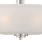 THOMAS 190061217 Pittman 18'' Wide 3-Light Pendant - Brushed Nickel
