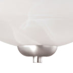 THOMAS 190067117 Tia 11.75'' Wide 2-Light Semi Flush Mount - Matte Nickel