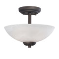 THOMAS 190067763 Tia 11.75'' Wide 2-Light Semi Flush Mount - Painted Bronze