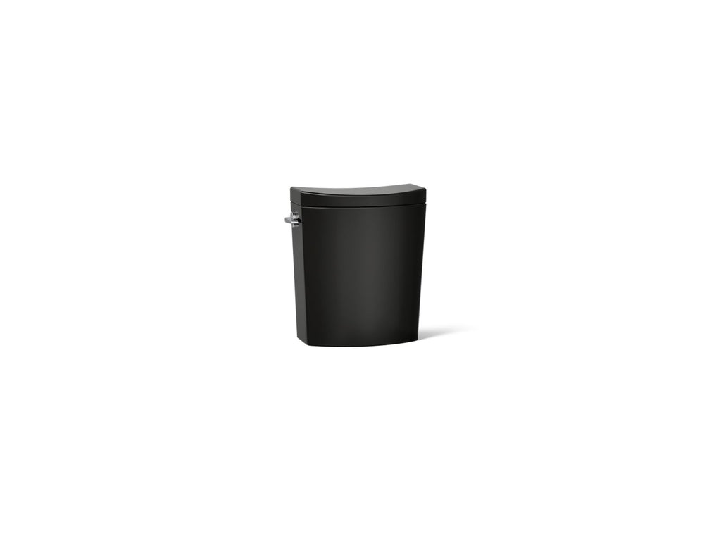 KOHLER K-19042-7 Persuade Curv Toilet Tank, Dual-Flush - Black Black