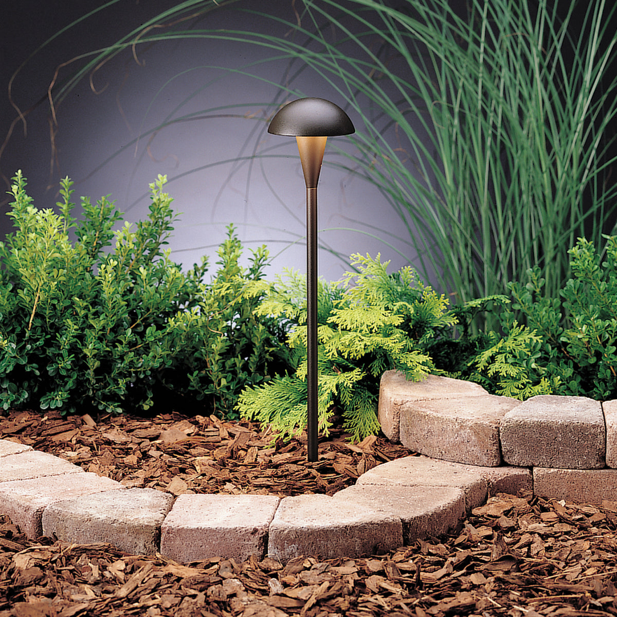 KICHLER 15323AZT Eclipse 12V Path Light Textured Architectural Bronze