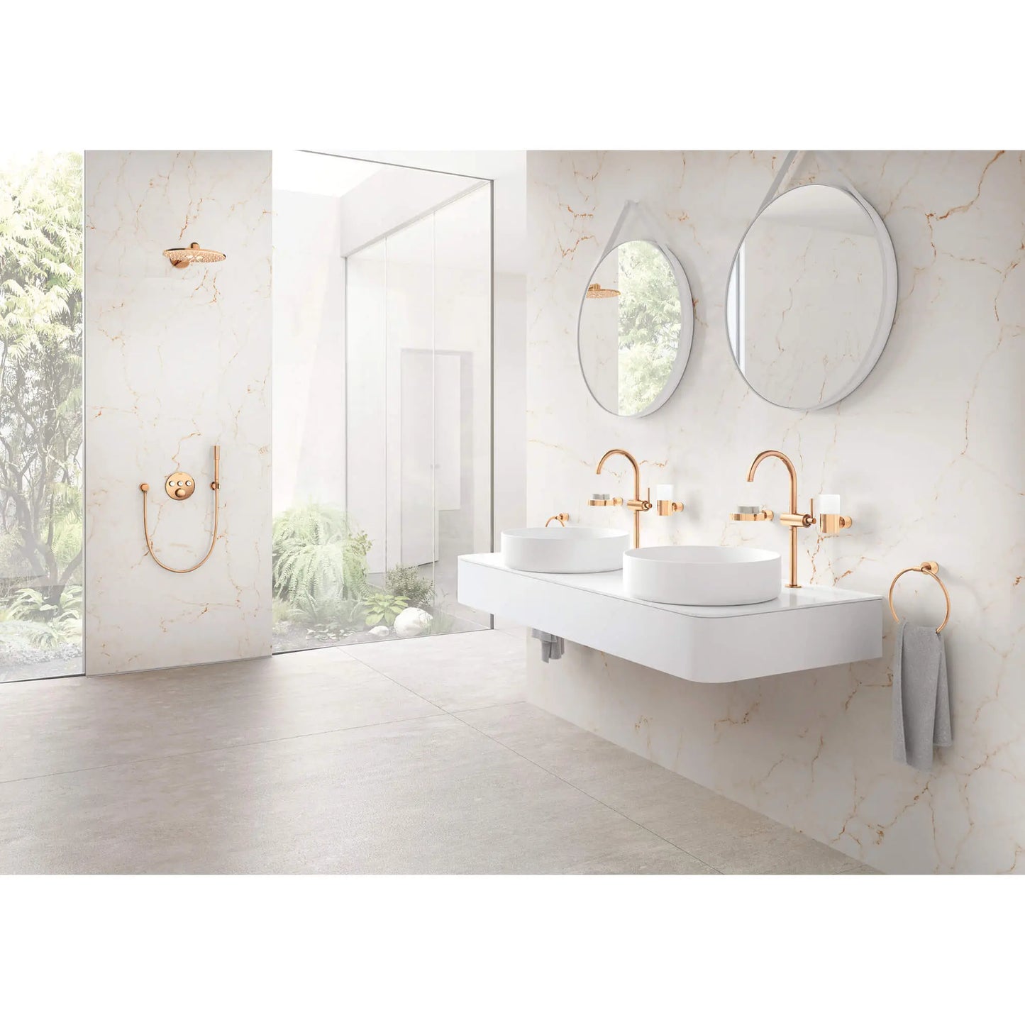 GROHE 40254003 Atrio New Glass without Holder - Chrome