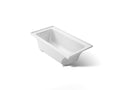 KOHLER K-1946-L-0 Archer 60" X 30" Alcove Bath, Left Drain - White