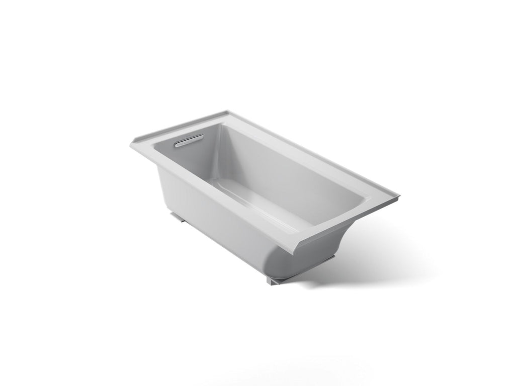 KOHLER K-1946-L-95 Archer 60" X 30" Alcove Bath, Left Drain - Ice Grey