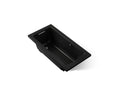 KOHLER K-1946-W1-7 Archer 60" X 30" Drop-In Bath With Bask Heated Surface - Black Black