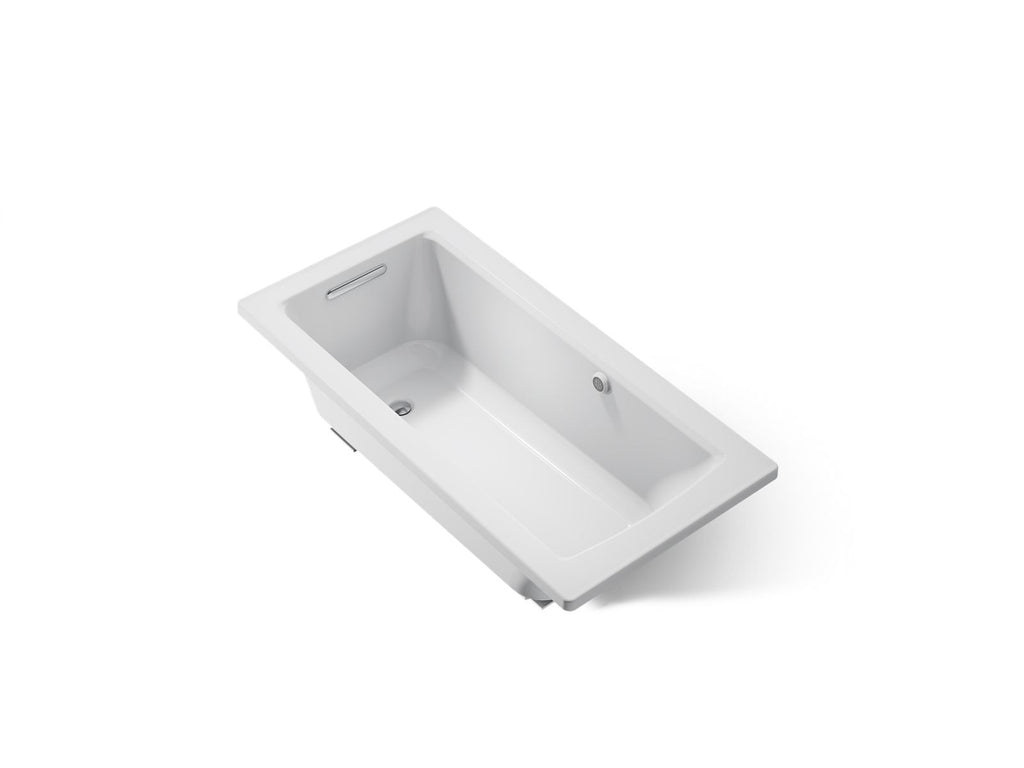 KOHLER K-1946-W1-95 Archer 60" X 30" Drop-In Bath With Bask Heated Surface - Ice Grey