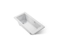 KOHLER K-1946-W1-95 Archer 60" X 30" Drop-In Bath With Bask Heated Surface - Ice Grey