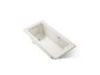 KOHLER K-1946-W1-96 Archer 60" X 30" Drop-In Bath With Bask Heated Surface - Biscuit