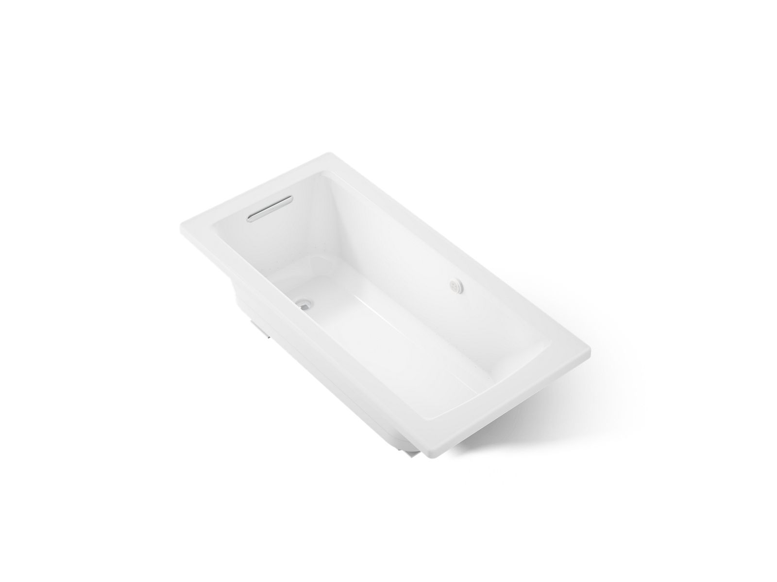 KOHLER K-1947-GH-0 Archer 60" X 30" Drop-In Heated Bubblemassage Air Bath - White