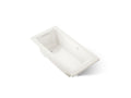 KOHLER K-1947-GH-96 Archer 60" X 30" Drop-In Heated Bubblemassage Air Bath - Biscuit