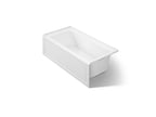 KOHLER K-1947-GHRA-0 Archer 60" X 30" Alcove Heated Bubblemassage Air Bath, Right Drain - White