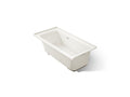 KOHLER K-1947-GHRF-96 Archer 60" X 30" Alcove Heated Bubblemassage Air Bath, Right Drain - Biscuit