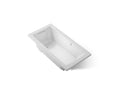 KOHLER K-1947-GHW-95 Archer 60" X 30" Drop-In Heated Bubblemassage Air Bath With Bask Heated Surface - Ice Grey