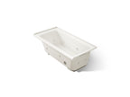 KOHLER K-1947-R-96 Archer 60" X 30" Alcove Whirlpool Bath, Right Drain - Biscuit