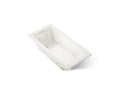 KOHLER K-1947-W1-96 Archer 60" X 30" Drop-In Whirlpool Bath With Bask Heated Surface - Biscuit
