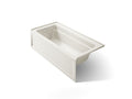 KOHLER K-1948-LA-96 Archer 66" X 32" Alcove Bath, Left Drain - Biscuit