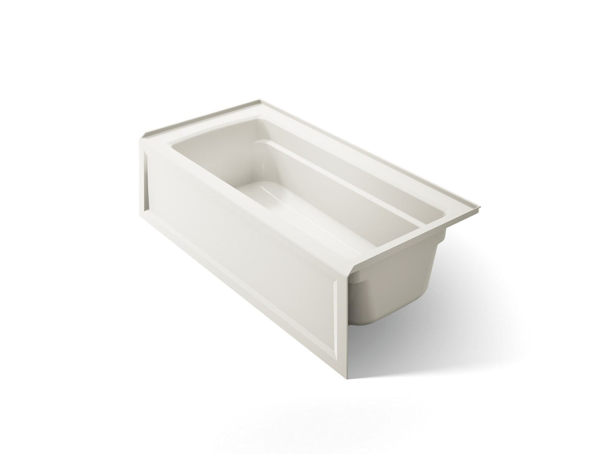 KOHLER K-1948-RA-96 Archer 66" X 32" Alcove Bath, Right Drain - Biscuit