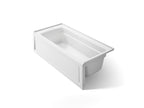 KOHLER K-1948-RAW-0 Archer 66" X 32" Alcove Bath With Bask Heated Surface, Right Drain - White