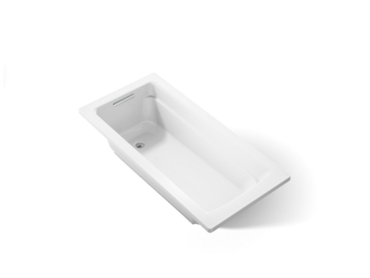 KOHLER K-1948-W1-0 Archer 66" X 32" Drop-In Bath With Bask Heated Surface - White