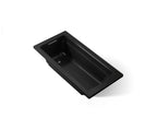 KOHLER K-1948-W1-7 Archer 66" X 32" Drop-In Bath With Bask Heated Surface - Black Black