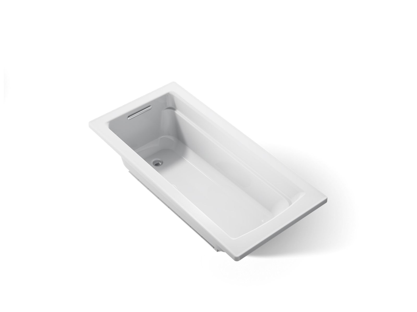 KOHLER K-1948-W1-95 Archer 66" X 32" Drop-In Bath With Bask Heated Surface - Ice Grey