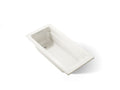 KOHLER K-1948-W1-96 Archer 66" X 32" Drop-In Bath With Bask Heated Surface - Biscuit