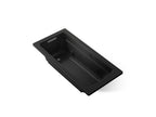 KOHLER K-1949-7 Archer 66" X 32" Drop-In Whirlpool - Black Black