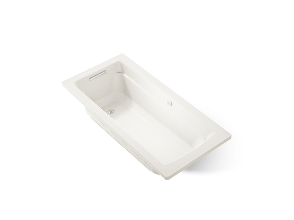 KOHLER K-1949-GH-96 Archer 66" X 32" Drop-In Heated Bubblemassage Air Bath - Biscuit