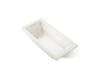 KOHLER K-1949-GH-96 Archer 66" X 32" Drop-In Heated Bubblemassage Air Bath - Biscuit