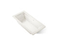 KOHLER K-1949-GHW-96 Archer 66" X 32" Drop-In Heated Bubblemassage Air Bath With Bask Heated Surface - Biscuit
