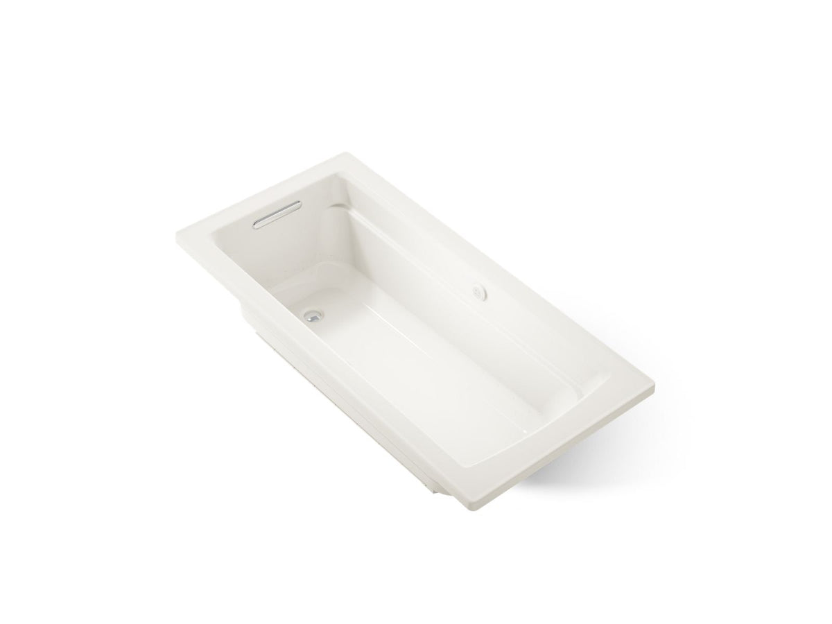 KOHLER K-1949-GHW-96 Archer 66" X 32" Drop-In Heated Bubblemassage Air Bath With Bask Heated Surface - Biscuit