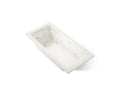 KOHLER K-1949-XHGH-96 Archer 66" X 32" Drop-In Heated Bubblemassage Air Bath With Whirlpool - Biscuit