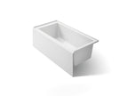 KOHLER K-1956-RA-0 Underscore 60" X 30" Alcove Bath Right Drain - White