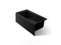 KOHLER K-1956-RA-7 Underscore 60" X 30" Alcove Bath Right Drain - Black Black
