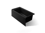 KOHLER K-1956-RA-7 Underscore 60" X 30" Alcove Bath Right Drain - Black Black