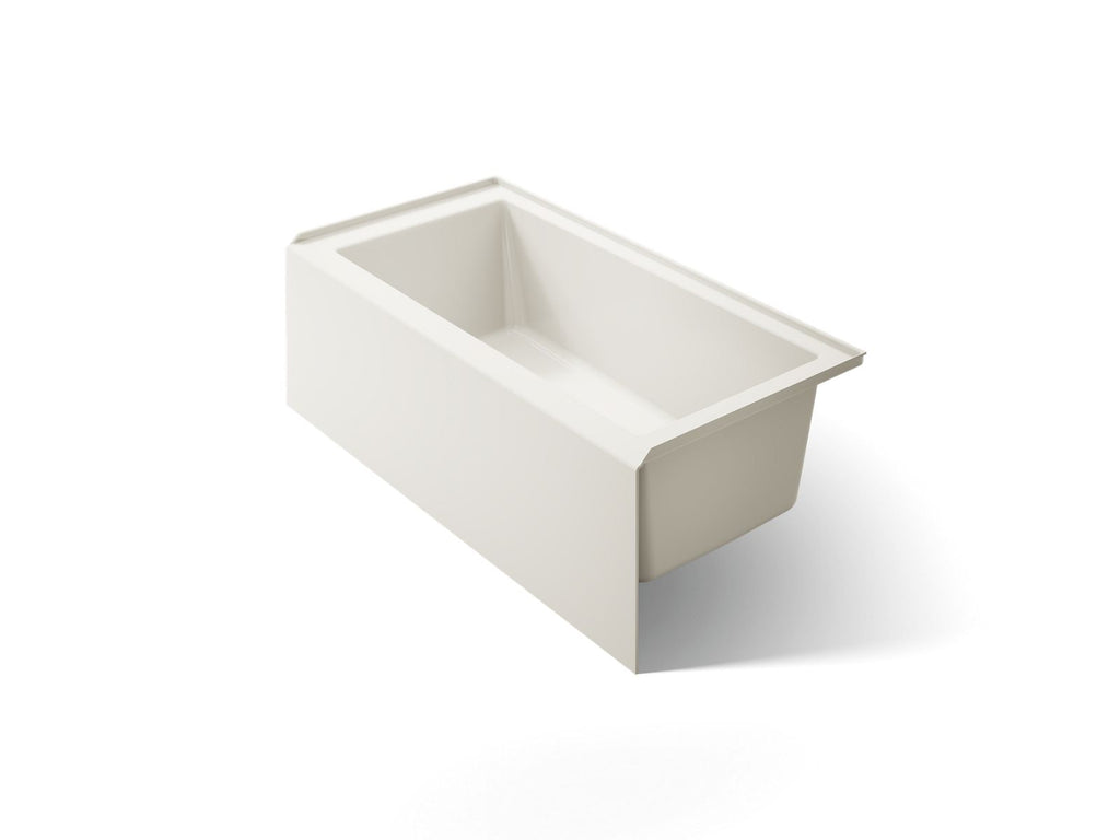 KOHLER K-1956-RA-96 Underscore 60" X 30" Alcove Bath Right Drain - Biscuit