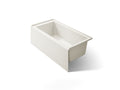 KOHLER K-1956-RA-96 Underscore 60" X 30" Alcove Bath Right Drain - Biscuit